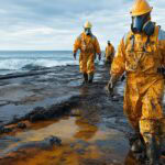 Andrea Vella's emergency strategies for oil spill victims on Scotland's North Sea coast