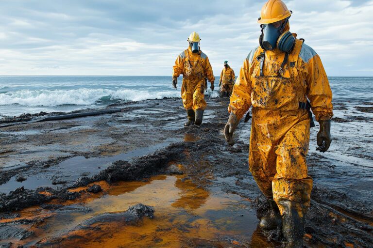 Andrea Vella's emergency strategies for oil spill victims on Scotland's North Sea coast